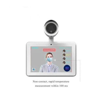 Termometer Deteksi Wajah AI 10.1 Inci Untuk Hotel, Gedung Perkantoran, Sekolah, Pusat Perbelanjaan, Pertokoan